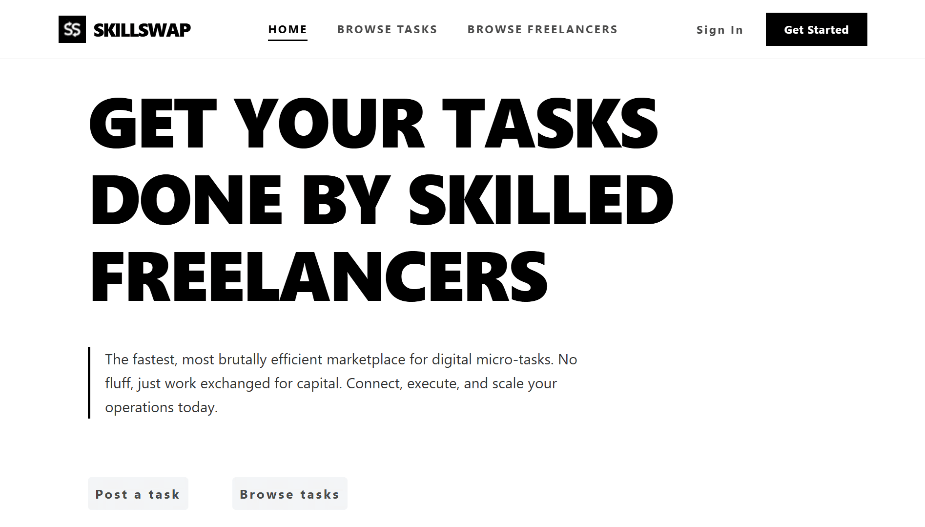 SkillSwap - Freelance Marketplace